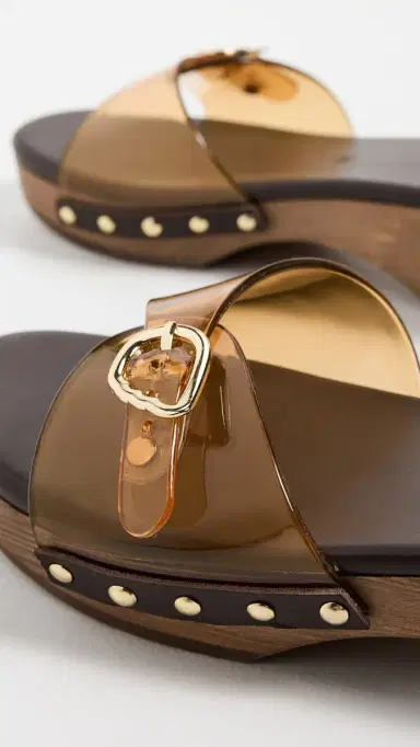 Ancient Greek Sandals Omonia Jelly Clogs Caramel 41 | Thumbnail 6