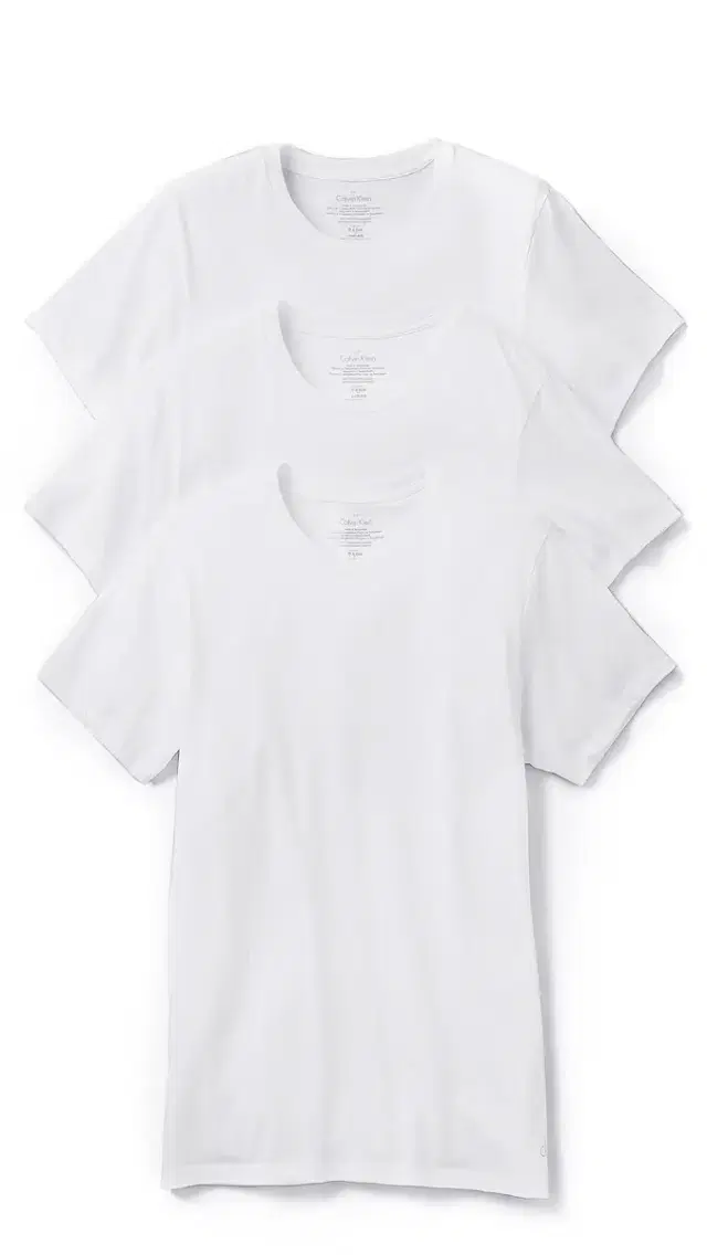 Cotton Stretch Classic Fit Crew Neck T-Shirt 3 Pack White