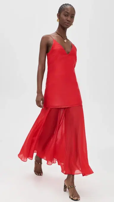 MARQUES ALMEIDA Layered Strappy Maxi Dress | Thumbnail 5 MARQUES ALMEIDA Layered Strappy Maxi Dress | Thumbnail 5