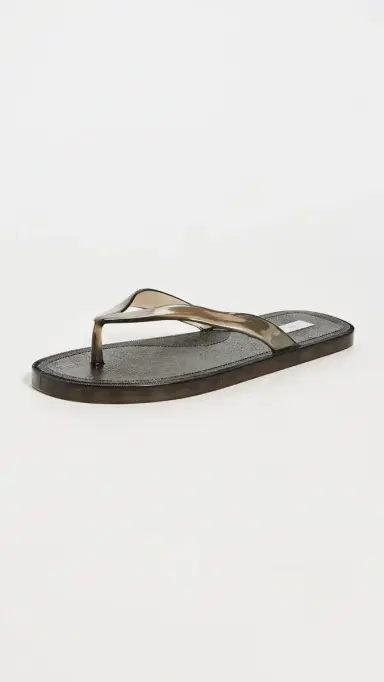 St. Agni Jelly Flip Flops Smoke | Thumbnail 2
