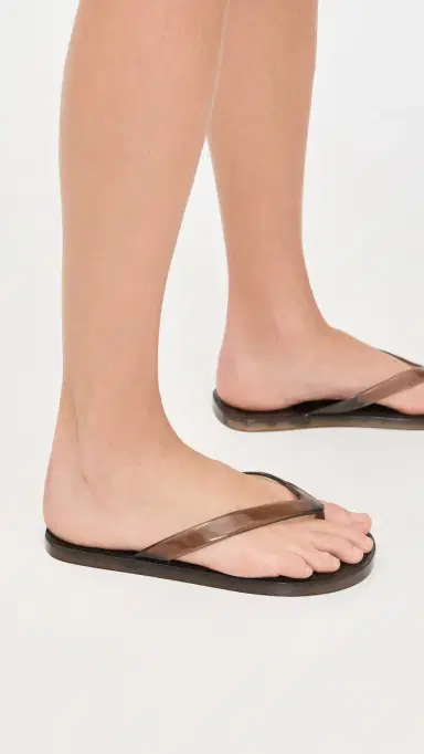 St. Agni Jelly Flip Flops Smoke | Thumbnail 3