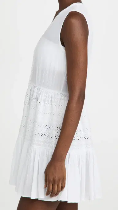 Playa Lucila Eyelet Mini Dress White L | Thumbnail 4 Playa Lucila Eyelet Mini Dress White L | Thumbnail 4
