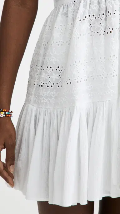 Playa Lucila Eyelet Mini Dress White L | Thumbnail 6 Playa Lucila Eyelet Mini Dress White L | Thumbnail 6