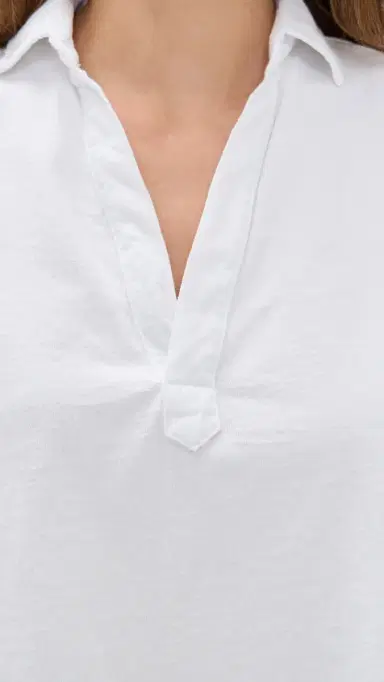 FRANK & EILEEN Popover Collar Tank White XL | Thumbnail 6