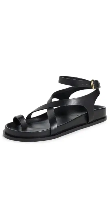A Emery A. EMERY Jalen Slim Sandals Black 37 | Thumbnail 1 A Emery A. EMERY Jalen Slim Sandals Black 37 | Thumbnail 1