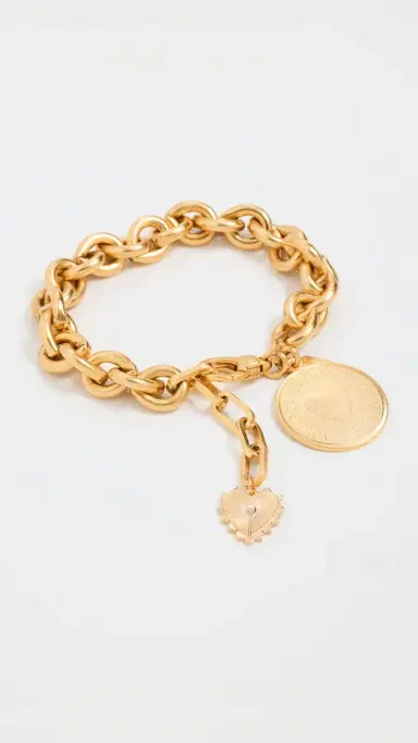 Elizabeth Cole Aldina Bracelet Gold One Size | Thumbnail 2