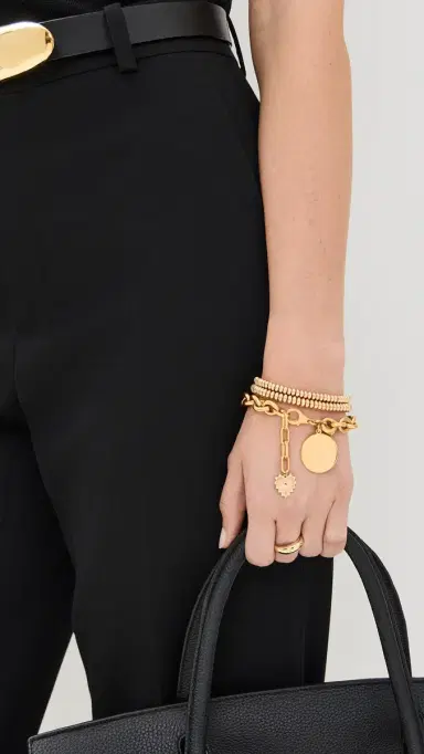 Elizabeth Cole Aldina Bracelet Gold One Size | Thumbnail 3
