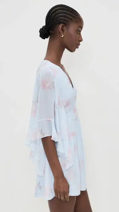 LoveShackFancy Auralie Dress Blue Roan | Thumbnail 4 LoveShackFancy Auralie Dress Blue Roan | Thumbnail 4