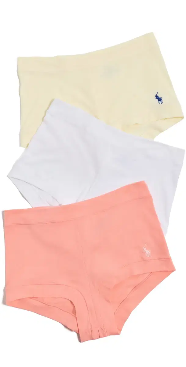 Club Cotton Girl Shorts Panties 3 Pack White Cloud/Yellow/Citrine