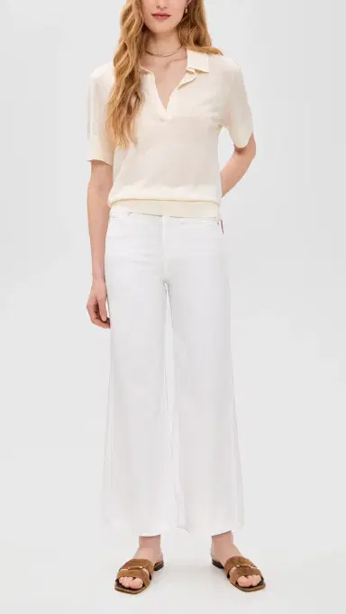 Veronica Beard Jean Taylor Cropped Jeans White 31 | Thumbnail 5 Veronica Beard Jean Taylor Cropped Jeans White 31 | Thumbnail 5