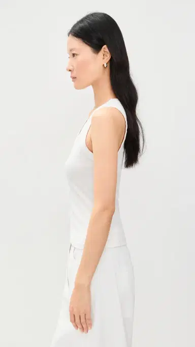 COTTON CITIZEN Verona U Neck Tank Pearl M | Thumbnail 4