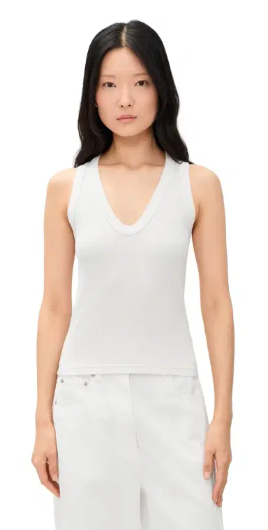 COTTON CITIZEN Verona U Neck Tank Pearl M | Thumbnail 1