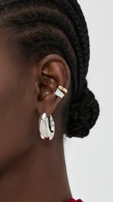 SHASHI Plaisir Ear Cuffs Gold/Silver One Size | Thumbnail 3