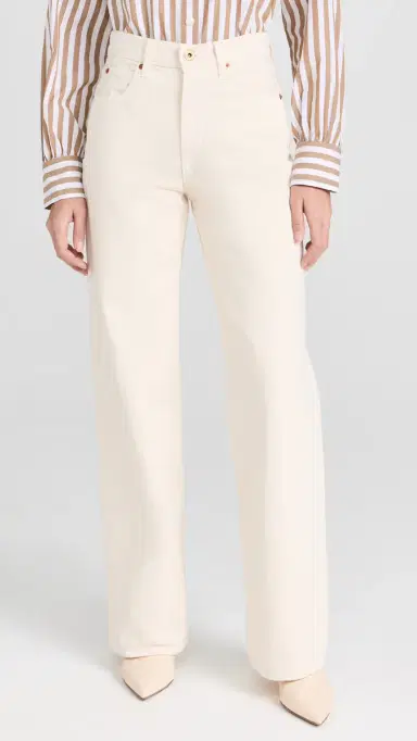 SLVRLAKE Grace Jeans Ecru 28 | Thumbnail 2