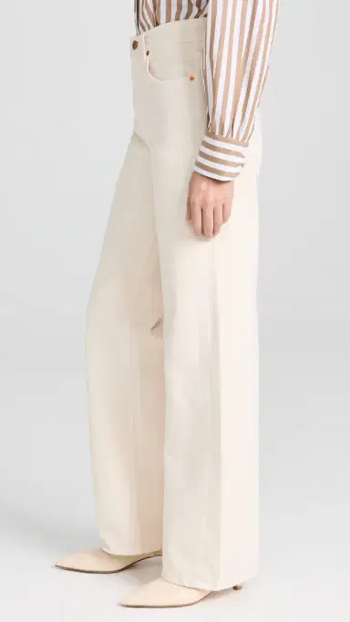 SLVRLAKE Grace Jeans Ecru 28 | Thumbnail 4