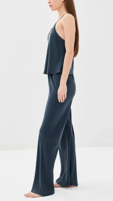 Lunya Silk Pajama et Deep Blue | Thumbnail 4 Lunya Silk Pajama et Deep Blue | Thumbnail 4