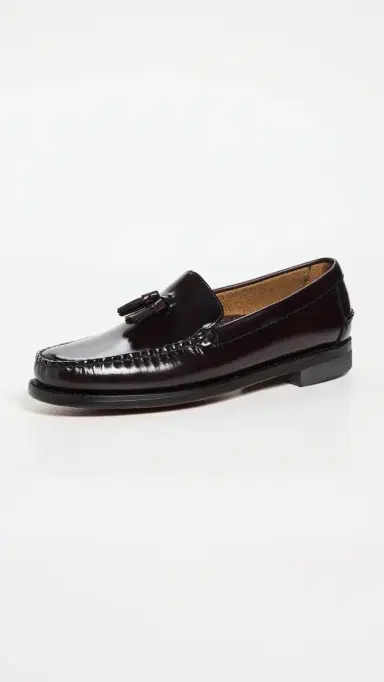 Sebago Classic Will Leather Loafers Brown Burgundy/Brown Chocolate | Thumbnail 2