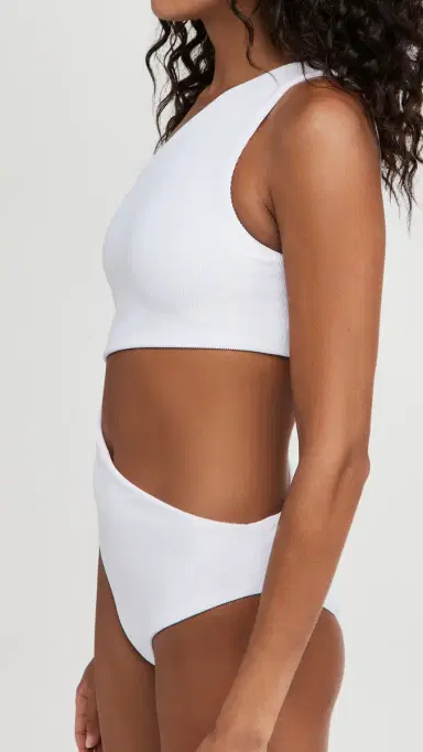 BEACH RIOT Celine One Piece White S | Thumbnail 4 BEACH RIOT Celine One Piece White S | Thumbnail 4