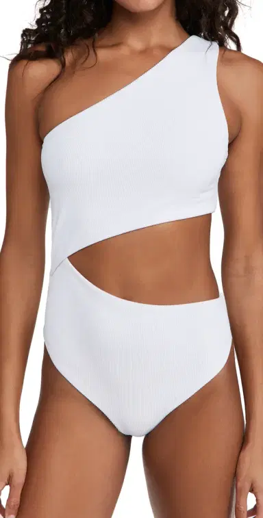 BEACH RIOT Celine One Piece White S | Thumbnail 1 BEACH RIOT Celine One Piece White S | Thumbnail 1