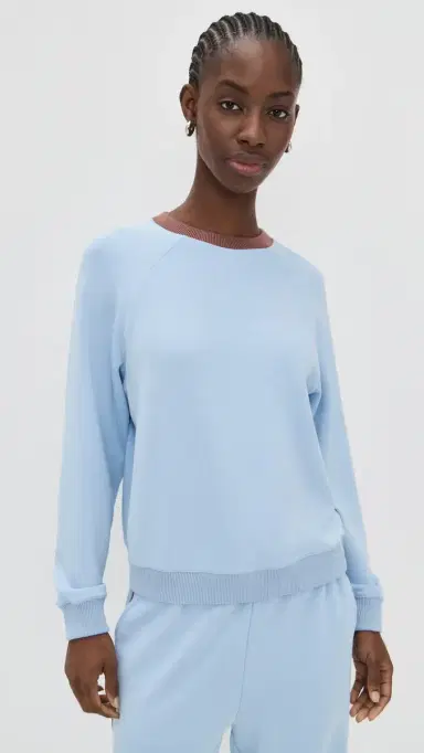 LE BOP Helene Sweatshirt Chambray Blue | Thumbnail 2