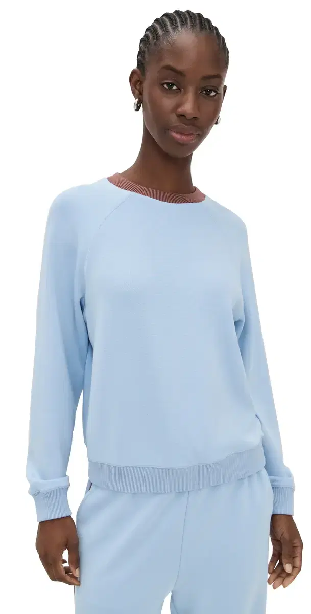 LE BOP Helene weatshirt Chambray Blue