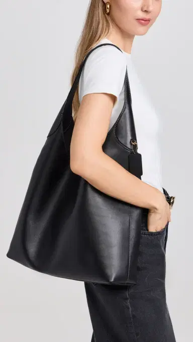 Coach Brooklyn Shoulder Bag 39 B4/Black One Size | Thumbnail 3 Coach Brooklyn Shoulder Bag 39 B4/Black One Size | Thumbnail 3