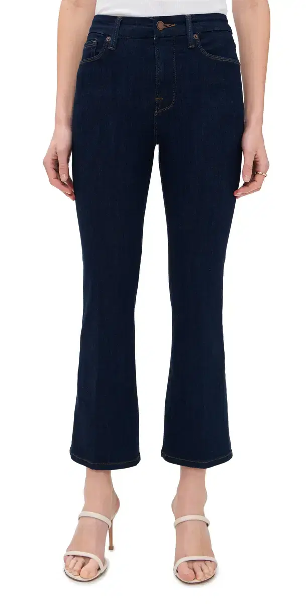 Good Legs Crop Mini Boot Jeans Indigo1153