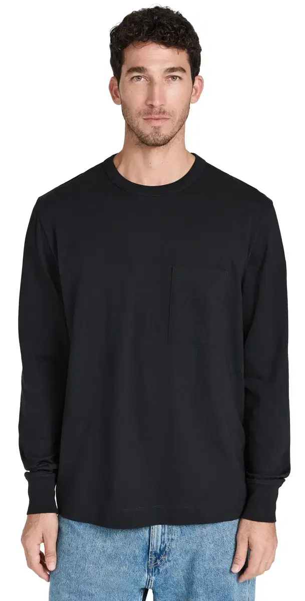 Gladstone ong Sleeve Tee Black - Noir