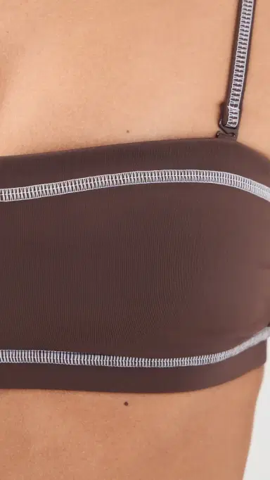 Staud Sara Bikini Top Java | Thumbnail 6