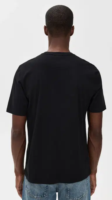 Maison Kitsuné Fox Head Patch Regular Tee Black M | Thumbnail 3