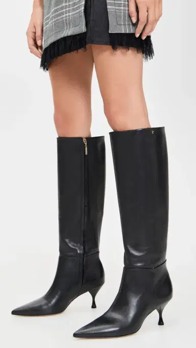 Larroudé Georgia Boots Black 6 | Thumbnail 3 Larroudé Georgia Boots Black 6 | Thumbnail 3