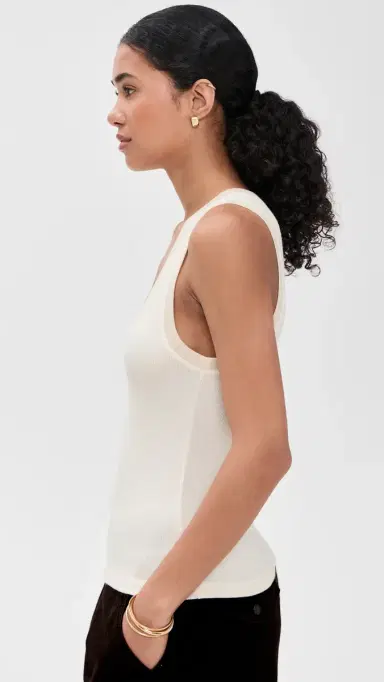 Free People Longer Days Tank White Alyssum | Thumbnail 4