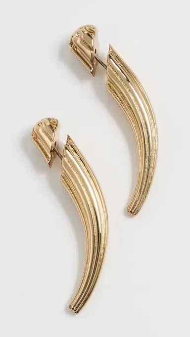 Tory Burch Pierced Front-Back Earrings | Thumbnail 2