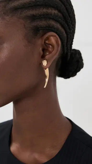 Tory Burch Pierced Front-Back Earrings | Thumbnail 3