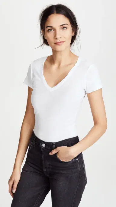 James Perse Casual Tee White | Thumbnail 2