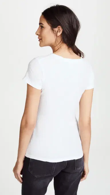 James Perse Casual Tee White | Thumbnail 3