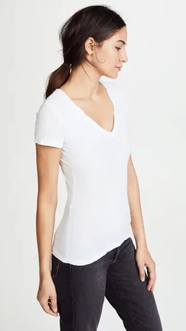James Perse Casual Tee White | Thumbnail 4