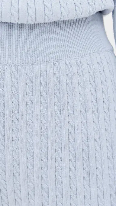 SIMKHAI Cable Joggers Blue Haze | Thumbnail 6