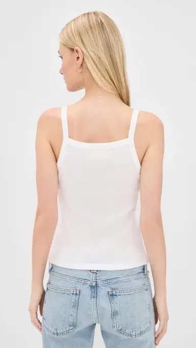 LESET Nando Tank Top White | Thumbnail 3 LESET Nando Tank Top White | Thumbnail 3