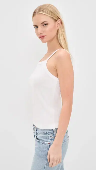 LESET Nando Tank Top White | Thumbnail 4 LESET Nando Tank Top White | Thumbnail 4