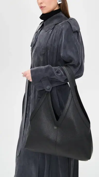 Mansur Gavriel Soft Medium Tote Black One Size | Thumbnail 3 Mansur Gavriel Soft Medium Tote Black One Size | Thumbnail 3
