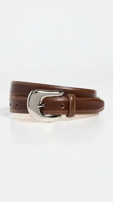 AUREUM No. 8 Statement Buckle Belt Tobacco M/L | Thumbnail 2