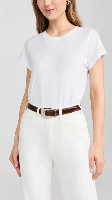 AUREUM No. 8 Statement Buckle Belt Tobacco M/L | Thumbnail 3