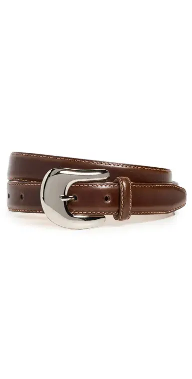 AUREUM No. 8 Statement Buckle Belt Tobacco M/L | Thumbnail 1