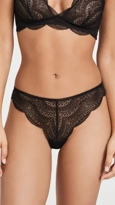 Simone Pérèle Karma Tanga Panties Black | Thumbnail 2