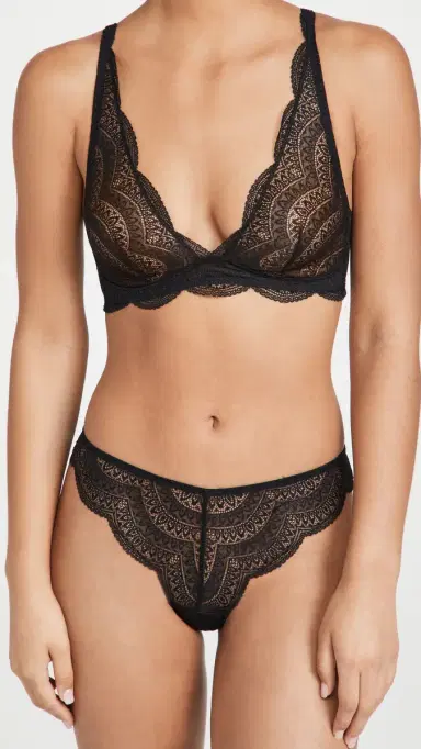 Simone Pérèle Karma Tanga Panties Black | Thumbnail 3