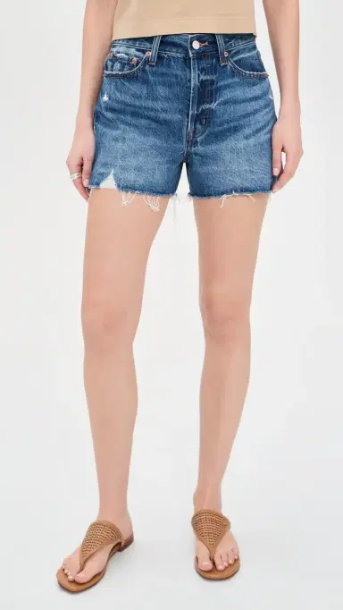 Pistola Nova Denim Shorts Calling | Thumbnail 2