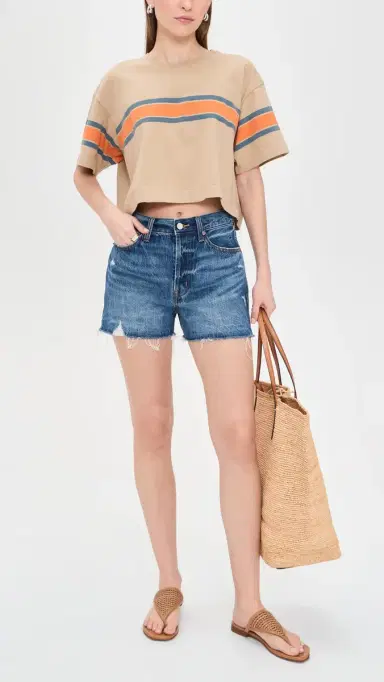 Pistola Nova Denim Shorts Calling | Thumbnail 5