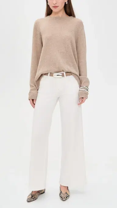 Joe's Jeans The Lou Lou Low Rise Wide Leg Petite Jeans White 30 | Thumbnail 5 Joe's Jeans The Lou Lou Low Rise Wide Leg Petite Jeans White 30 | Thumbnail 5