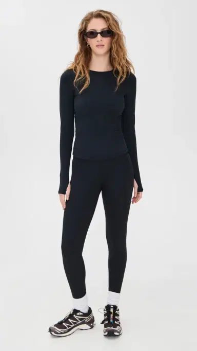 SET A1 Breathe ong Sleeve Top Orca | Thumbnail 5